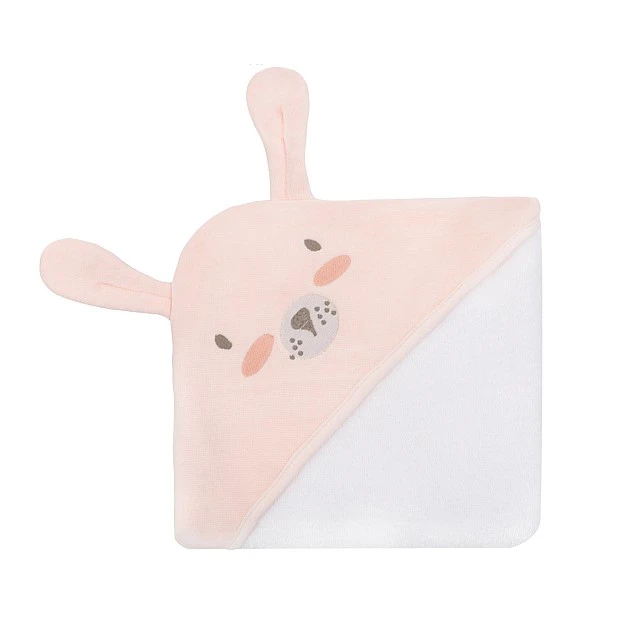 Πετσέτα με κουκούλα 90/90cm terry Rabbits in Love