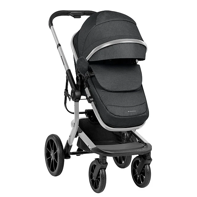 Συνδυασμένο καρότσι 3 σε 1 με σκληρό καλάθι Irene Dark Grey 2024