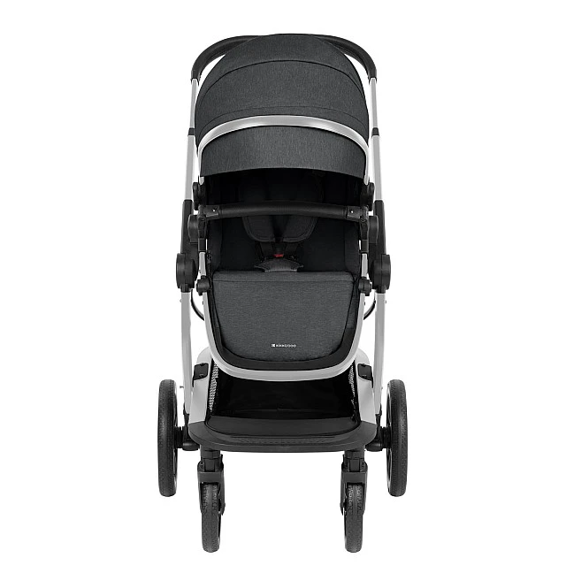 Συνδυασμένο καρότσι 3 σε 1 με σκληρό καλάθι Irene Dark Grey 2024