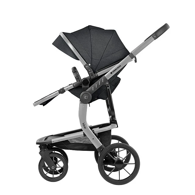 Συνδυασμένο καρότσι 3 σε 1 με σκληρό καλάθι Irene Dark Grey 2024