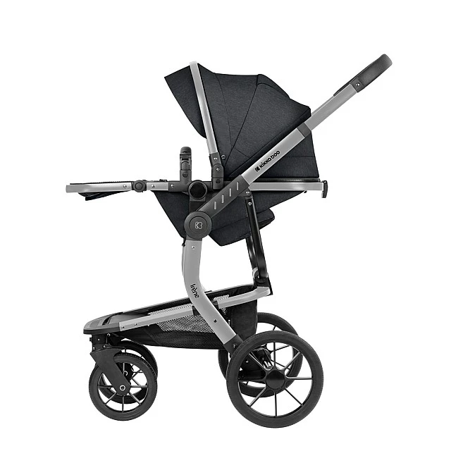 Συνδυασμένο καρότσι 3 σε 1 με σκληρό καλάθι Irene Dark Grey 2024