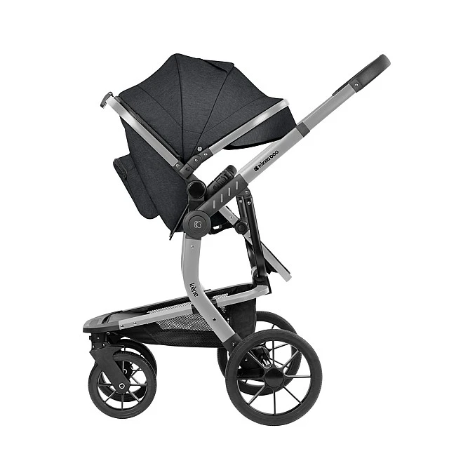 Συνδυασμένο καρότσι 3 σε 1 με σκληρό καλάθι Irene Dark Grey 2024