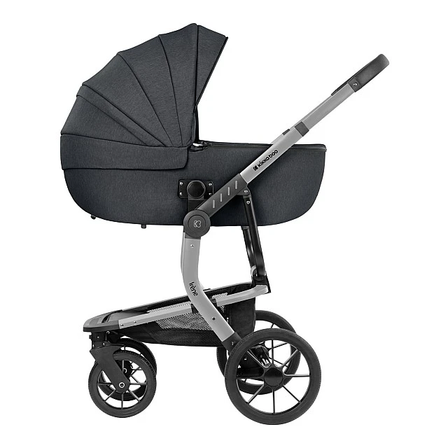 Συνδυασμένο καρότσι 3 σε 1 με σκληρό καλάθι Irene Dark Grey 2024