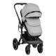 Συνδυασμένο καρότσι 3 σε 1 με σκληρό καλάθι Irene Light Grey 2024