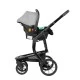 Συνδυασμένο καρότσι 3 σε 1 με σκληρό καλάθι Irene Light Grey 2024