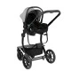 Συνδυασμένο καρότσι 3 σε 1 με σκληρό καλάθι Irene Light Grey 2024