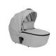 Συνδυασμένο καρότσι 3 σε 1 με σκληρό καλάθι Irene Light Grey 2024