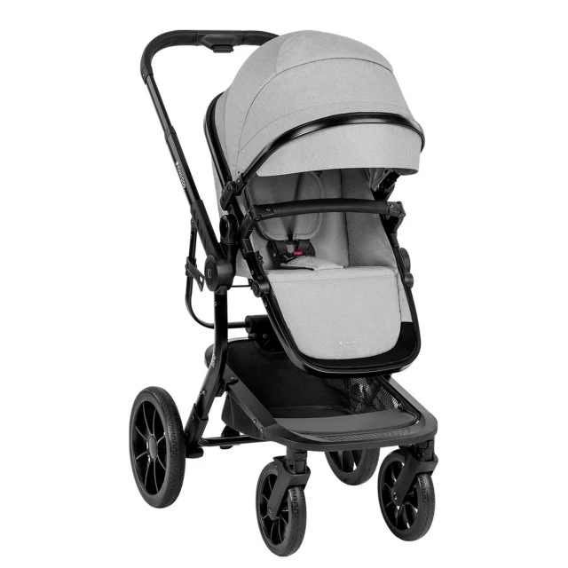 Συνδυασμένο καρότσι 3 σε 1 με σκληρό καλάθι Irene Light Grey 2024