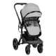 Συνδυασμένο καρότσι 3 σε 1 με σκληρό καλάθι Irene Light Grey 2024