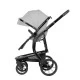 Συνδυασμένο καρότσι 3 σε 1 με σκληρό καλάθι Irene Light Grey 2024