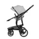 Συνδυασμένο καρότσι 3 σε 1 με σκληρό καλάθι Irene Light Grey 2024