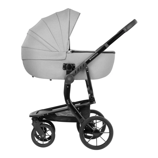Συνδυασμένο καρότσι 3 σε 1 με σκληρό καλάθι Irene Light Grey 2024