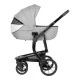 Συνδυασμένο καρότσι 3 σε 1 με σκληρό καλάθι Irene Light Grey 2024