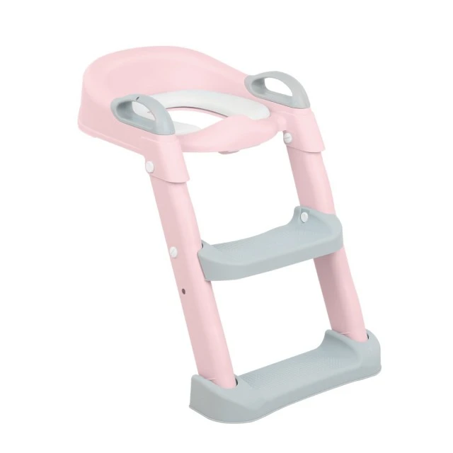 Κάθισμα τουαλέτας με σκάλα Lea Pink