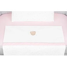 Βρεφικό σετ ύπνου για μίνι κούνια 3h Dream Big Pink
