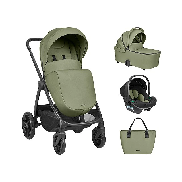 Καρότσι 3 σε 1 με πορτ-μπεμπέ Modena Army Green 2027