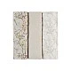 Σετ 3 πάνες μουσελίνας 100x100 cm Secret Garden Beige