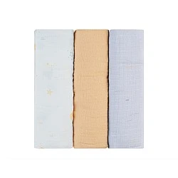 Σετ 3 πάνες μουσελίνας 100x100 cm Sealy Me
