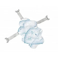 Μαλακό πατάκι μπάνιου Nubo Sea Shell Blue