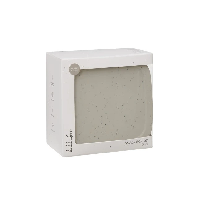 Σετ κουτί φαγητού 3 τεμ. Platinum Silicone Sand