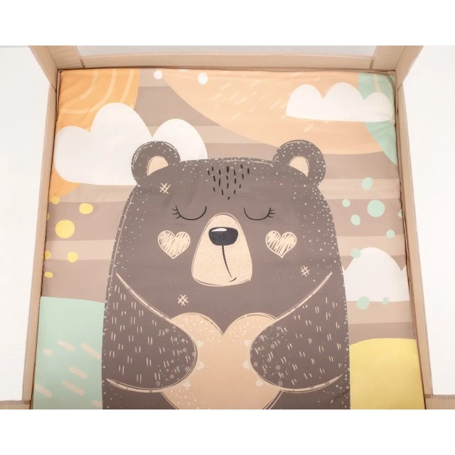 Παρκοκρέβατο Enjoy Beige Bear 2023