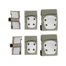 Σετ προστατευτικών για γόνατα και αγκώνες Army Green