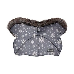 Γάντι καροτσιού γυαλιστερού Nylon Snow Flakes