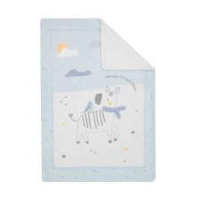 Σούπερ απαλή κουβέρτα Sherpa για μωρά 110/140 cm Stripy Friends