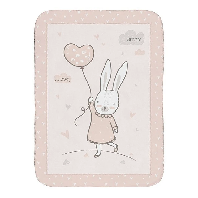 Υπέρ απαλή βρεφική κουβέρτα 80/110 cm Rabbits in Love