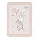 Υπέρ απαλή βρεφική κουβέρτα 80/110 cm Rabbits in Love