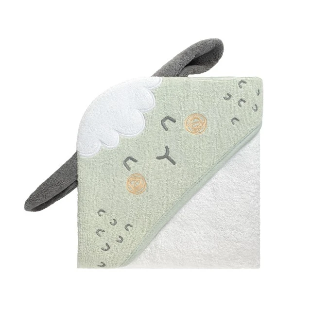 Πετσέτα με κουκούλα 90/90cm terry Sleepy Sheep