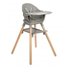 Καρέκλα τραπεζαρίας 2 σε 1 Woody Grey 2024