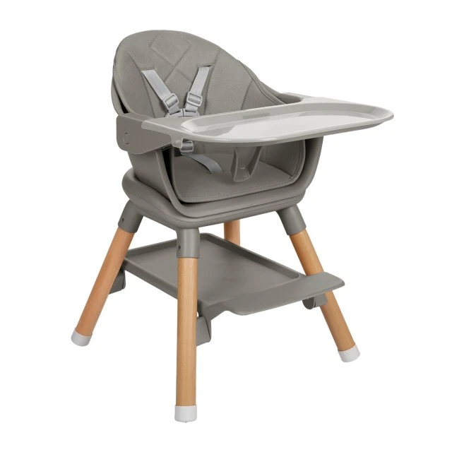 Καρέκλα τραπεζαρίας 2 σε 1 Woody Grey 2024