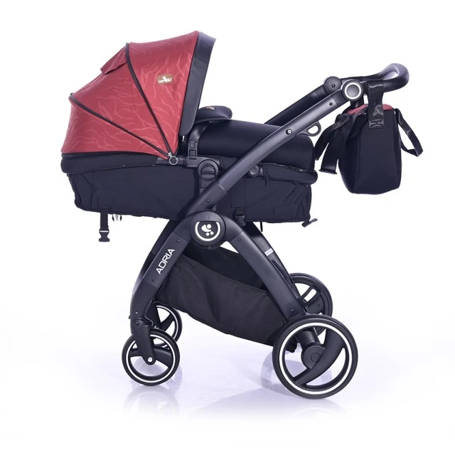 Βρεφικό καρότσι adria black&red