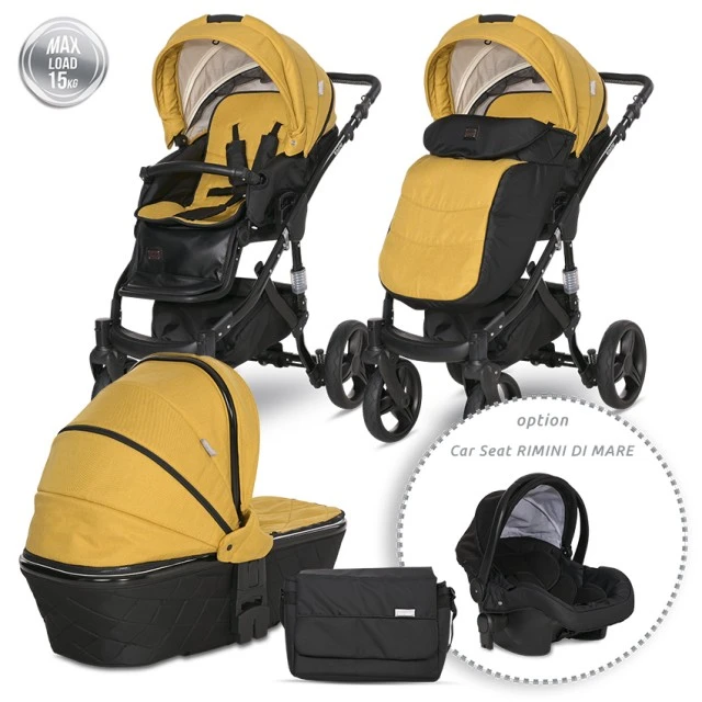 Βρεφικό καρότσι rimini premium lemon curry