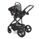 Καρότσι μωρού με τροπικά λουλούδια Boston
