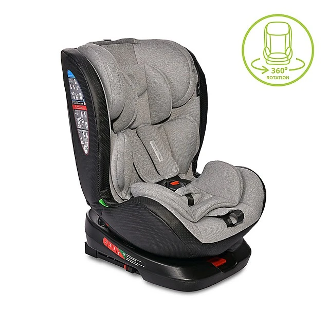 Νεφέλωμα καθίσματος αυτοκινήτου i-size 360 isofix 40-150 γκρι