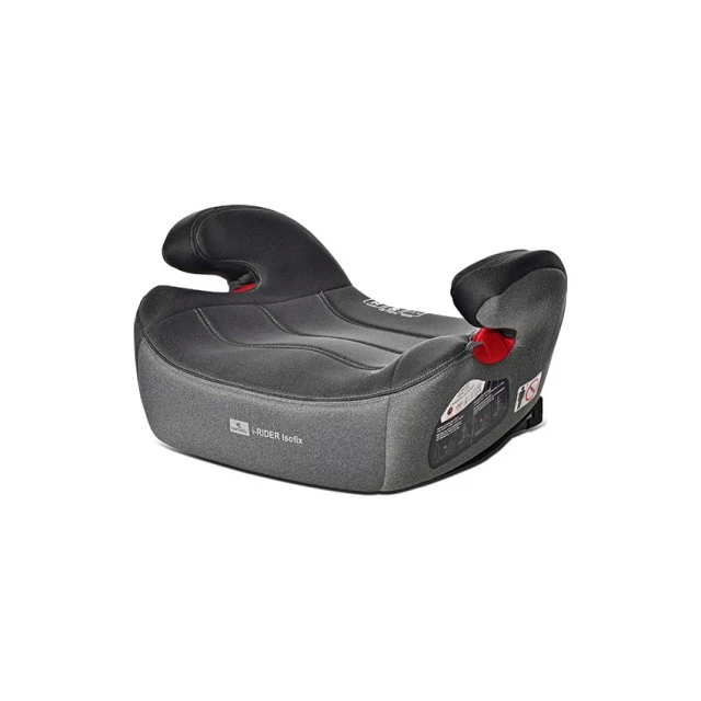 ΚΑΘΙΣΜΑ ΑΥΤΟΚΙΝΗΤΟΥ i-RIDER ISOFIX 125-150CM ΓΚΡΙ JASPER
