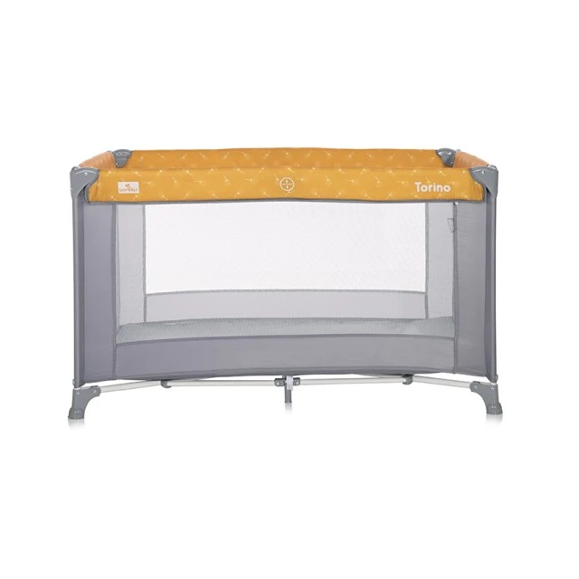 Παρκοκρέβατο Torino 1 επίπεδο lemon curry floral