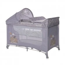 Παρκοκρέβατο Moonlight 2 επιπέδων συν γκρι όνειρο