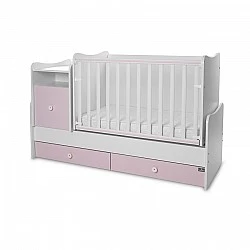 Κρεβάτι trend plus χρώμα λευκό/orchid pink