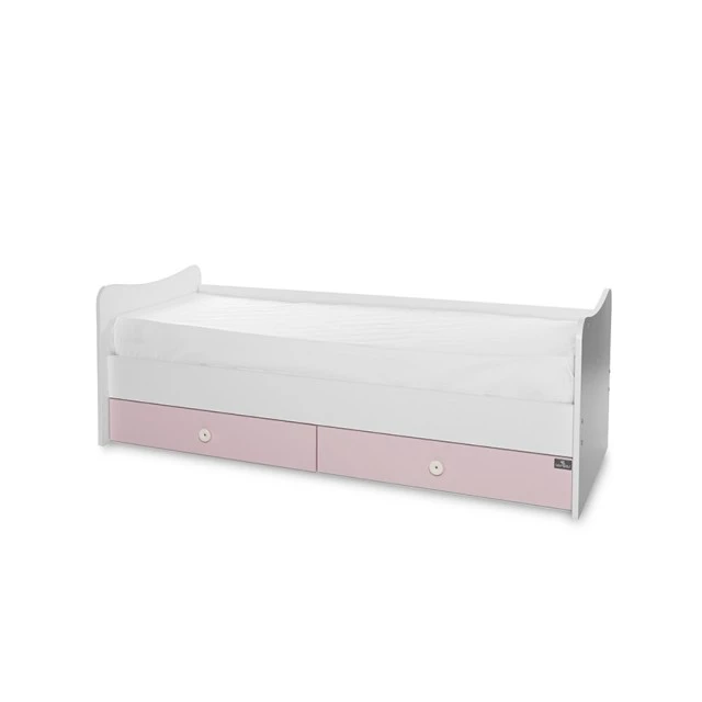 Κρεβάτι trend plus χρώμα λευκό/orchid pink