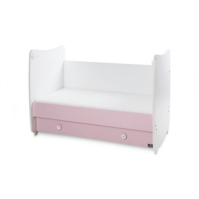Κρεβάτι dream new 60/120 χρώμα λευκό + orchid pink