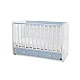 Κρεβάτι dream new 60/120 χρώμα λευκό + baby blue