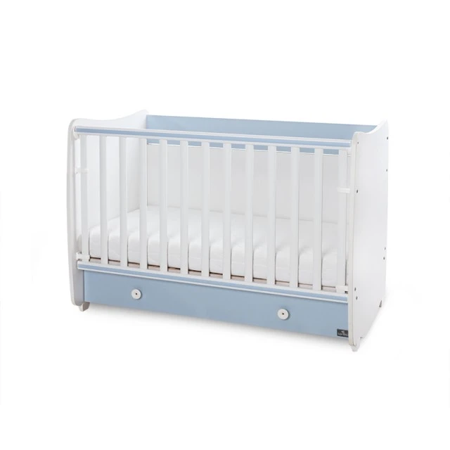 Κρεβάτι dream new 70/140 χρώμα λευκό/baby blue