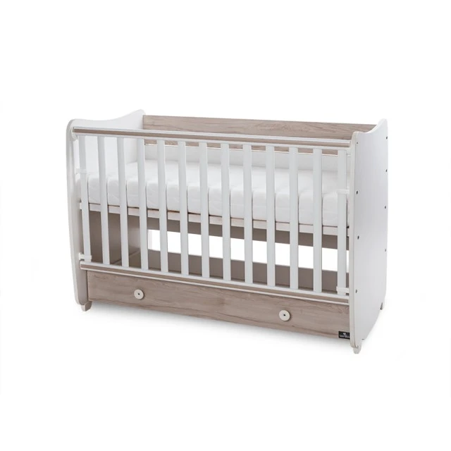 Bed dream 70/140 χρώμα λευκό/ανοιχτό δρυς καινούργιο