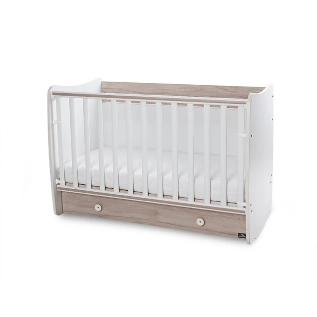 Bed dream 70/140 χρώμα λευκό/ανοιχτό δρυς καινούργιο