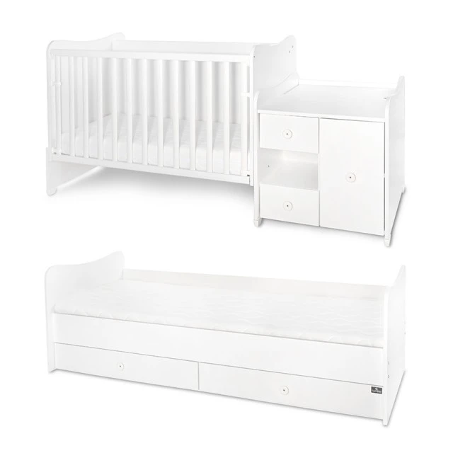 Κρεβάτι minimax νέο 190/72 χρώμα λευκό