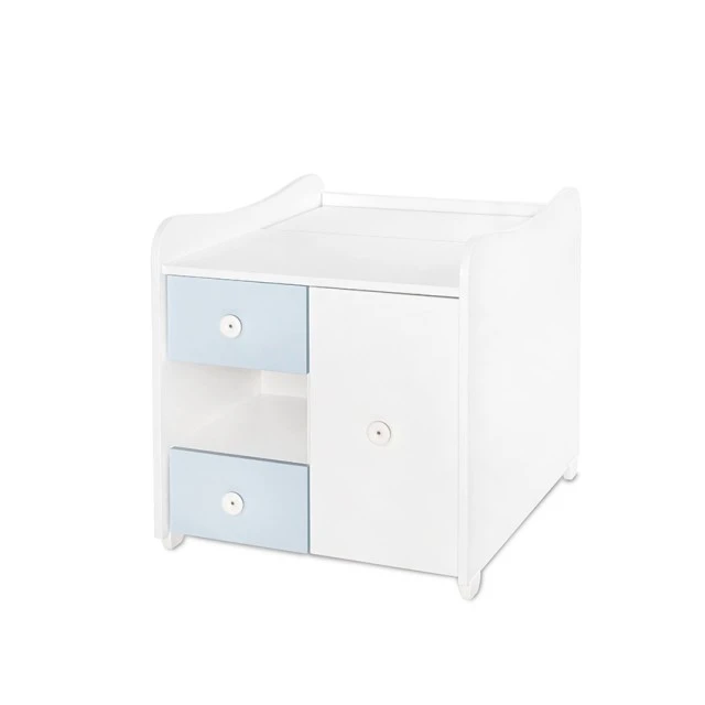 Κρεβάτι minimax νέο 190/72 χρώμα λευκό/baby blue