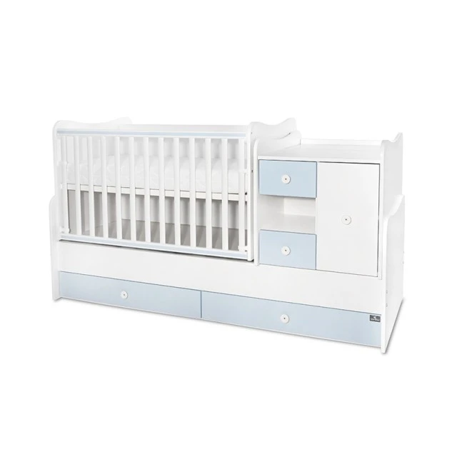 Κρεβάτι minimax νέο 190/72 χρώμα λευκό/baby blue